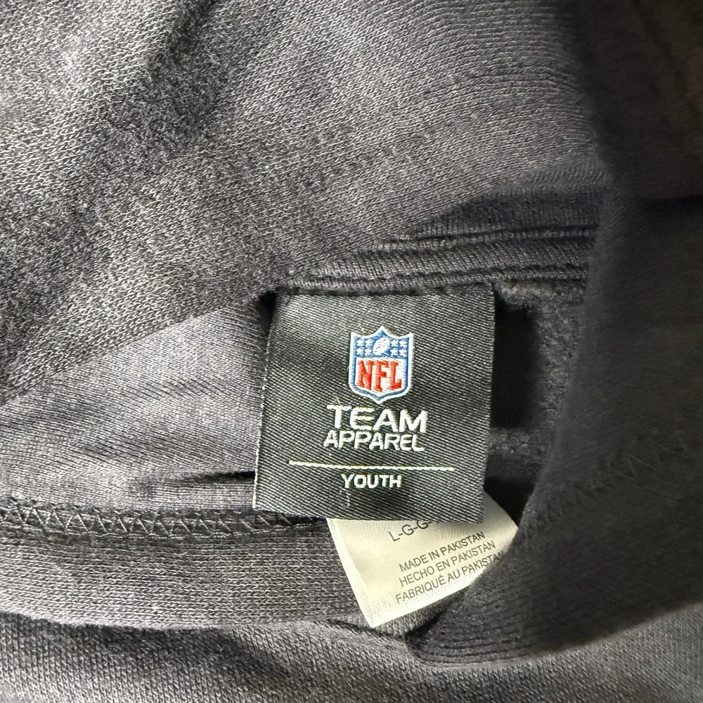 New Orleans Saints Back to Basics Pullover Hoodie Youth L 14/16 Black NFL NWT